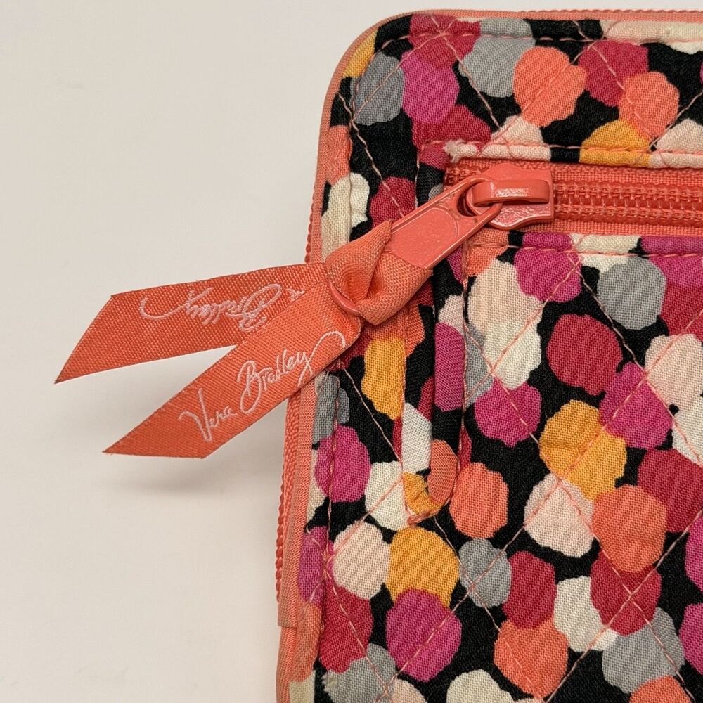 VERA BRADLEY Pixie Confetti Pattern Ziparound & T… - image 8